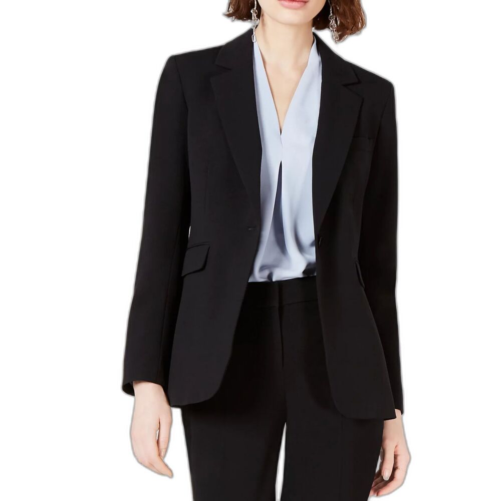 Bar iii Women's size 2 Black Blazer w/ gold buttons